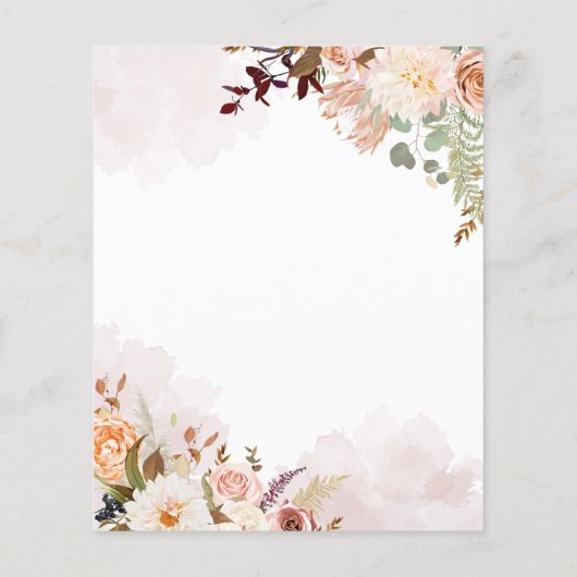 Afstuderen 2025 Floral Afstudeerder Party Uitnodig