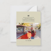 Afstuderen 2025 Foto Afstudeerder Bedankt Notitiekaartje (Achterkant)