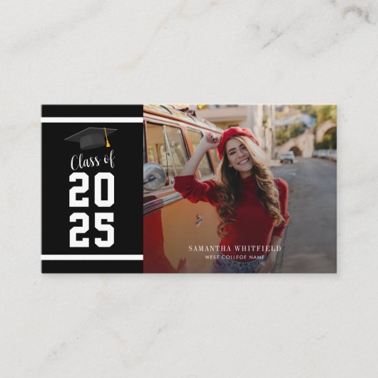 Afstuderen 2025 Foto Afstudeerder Party Enclosure  Informatiekaartje (Voorkant)
