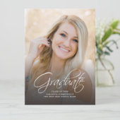 Afstuderen 2025 Foto Afstudeerder Party Kaart (Staand voorkant)