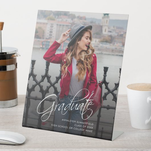 Afstuderen 2025 Foto Afstudeerder Party Reclamebord Met Voetstuk (Insitu)