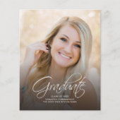 Afstuderen 2025 Foto Afstudeerder Uitnodiging (Voorkant)