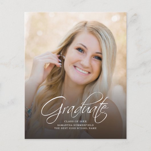 Afstuderen 2025 Foto Afstudeerder Uitnodiging (Voorkant)