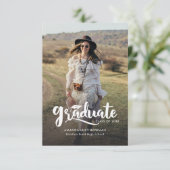 Afstuderen 2025 Foto Elegant Afstudeerder Aankondi (Staand voorkant)