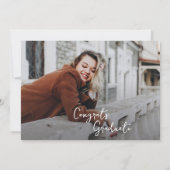 Afstuderen 2025 Foto Eucalyptus Afstudeerder Party Kaart (Achterkant)