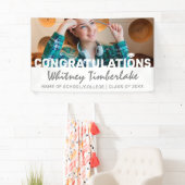 Afstuderen 2025 Foto gefeliciteerd Spandoek (Insitu)