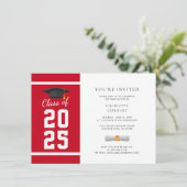 Afstuderen 2025 Foto Minimalistisch Afstudeerder P Kaart (Staand voorkant)