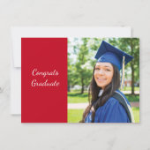 Afstuderen 2025 Foto Minimalistisch Afstudeerder P Kaart (Achterkant)