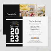 Afstuderen 2025 Foto Modern Afstudeerder Party Kaart (Voorkant / Achterkant)