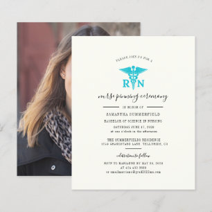 Afstuderen 2025 foto Nurse Pinning Invitation