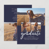 Afstuderen 2025 fotocollage aankondiging (Voorkant / Achterkant)