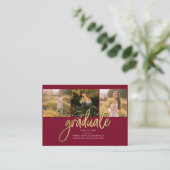 Afstuderen 2025 Fotocollage aankondiging (Staand voorkant)