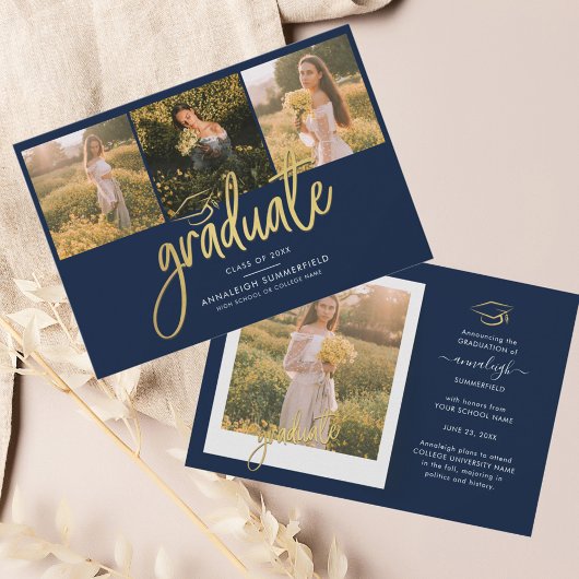 Afstuderen 2025 Fotocollage Afstudeerder Aankondig