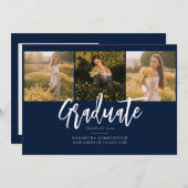 Afstuderen 2025 Fotocollage Afstudeerder Aankondiging (Voorkant / Achterkant)