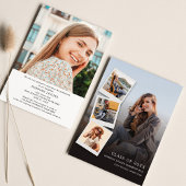 Afstuderen 2025 Fotocollage Modern Aankondiging