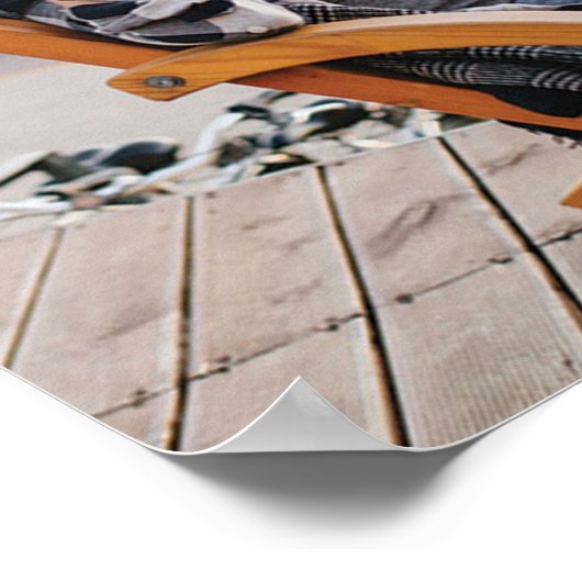 Afstuderen 2025 Fotocollage Paarse Afstuderen Poster (Hoek)