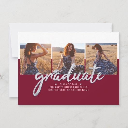 Afstuderen 2025 Fotocollage Zilveraankondiging (Voorkant)