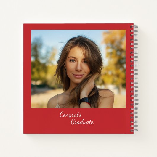 Afstuderen 2025 Foto's Afstudeerder Party Gast Notitieboek (Achterkant)