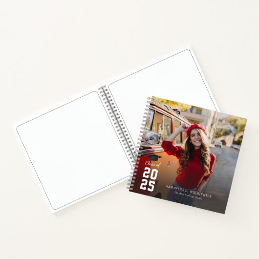 Afstuderen 2025 Foto's Afstudeerder Party Gast Notitieboek (Binnen)