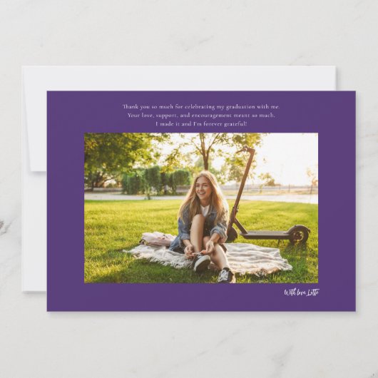 Afstuderen 2025 foto's bedankkaart (Achterkant)