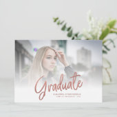 Afstuderen 2025 Foto's Handgeschreven Script Afstu Aankondiging (Staand voorkant)