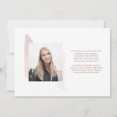 Afstuderen 2025 Foto's Handgeschreven Script Afstu Aankondiging (Achterkant)