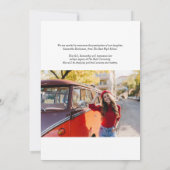 Afstuderen 2025 Foto's Modern Afstudeerder Aankondiging (Achterkant)