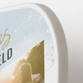 Afstuderen 2025 Foto's Modern Afstudeerder Keepsak Pickleball Paddle (Links Detail)