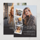 Afstuderen 2025 Foto's Modern Afstudeerder Party Kaart (Voorkant / Achterkant)