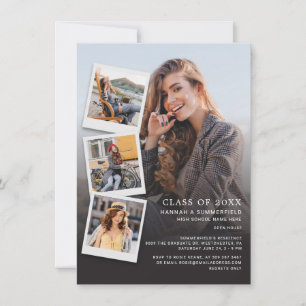 Afstuderen 2025 Foto's Modern Afstudeerder Party Kaart