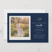 Afstuderen 2025 Foto's Navy Blue Afstudeerder Aank (Achterkant)