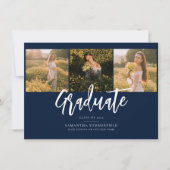 Afstuderen 2025 Foto's Navy Blue Afstudeerder Aank (Voorkant)