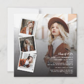 Afstuderen 2025 Foto's Open Huis Party Magnetische Uitnodiging (Voorkant)