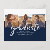 Afstuderen 2025 Foto's Script-Afstudeerder Aankondigingskaart (Voorkant)