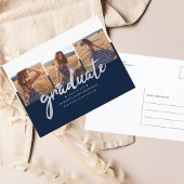 Afstuderen 2025 Foto's Script-Afstudeerder Aankondigingskaart