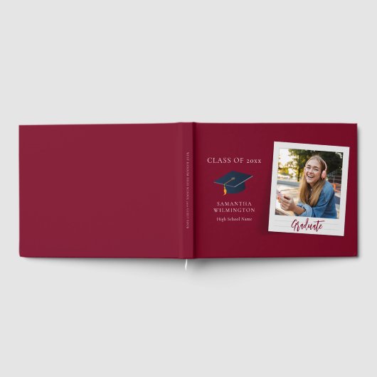 Afstuderen 2025 Fotoscript Afstudeerder Party Gast Gastenboek (Volledig)