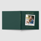 Afstuderen 2025 Fotoscript Afstudeerder Party Gold Gastenboek (Volledig)