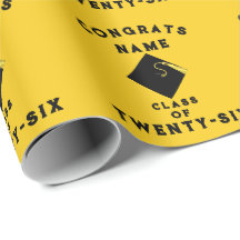 Afstuderen 2025 Geel cadeau