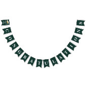 Afstuderen 2025 Gefeliciteerd Afstudeerder Groen Vlaggetjes (Alle)