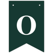 Afstuderen 2025 Gefeliciteerd Afstudeerder Groen Vlaggetjes (Derde vlag)