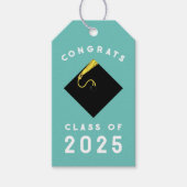 Afstuderen 2025 Gefeliciteerd Cadeau Labels Cadeaulabel (Voorkant)