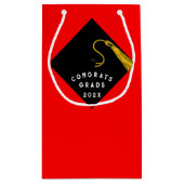 Afstuderen 2025 Gefeliciteerd Kleine geschenkzak Klein Cadeauzakje (Achterkant)