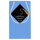 Afstuderen 2025 Gefeliciteerd Kleine geschenkzak Klein Cadeauzakje (Achterkant)