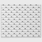 Afstuderen 2025: GEFELICITEERD MET WIT Cadeaupapier (Vlak)