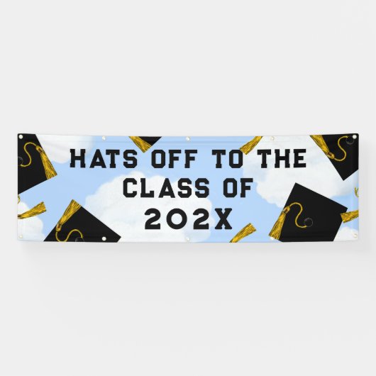 Afstuderen 2025 Gefeliciteerd Spandoek (Horizontaal)