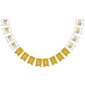 Afstuderen 2025 Goud en Zwart Vlaggetjes (Alle)