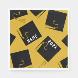 Afstuderen 2025 Goud Servet