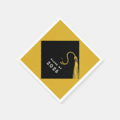 Afstuderen 2025 Goud Servet (Hoek)