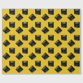 Afstuderen 2025 Gouden Cadeau Cadeaupapier (Vlak)