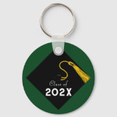 Afstuderen 2025 Green Keepsake Sleutelhanger (Achterkant)